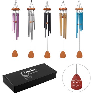 Classic 6-tube Metal Wind Chime With Box