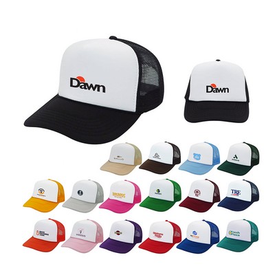 Two-Tone Summer Mesh Cap