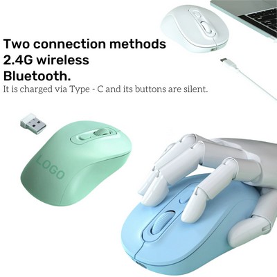 Rechargeable Wireless Silent Bluetooth Mouse