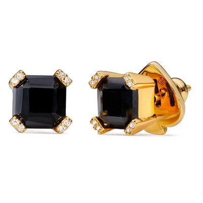 kate spade new york Dazzle Studs - Jet/Gold