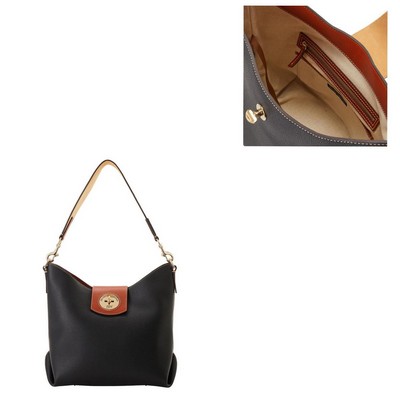 Dooney & Bourke Black Pebble Grain Sac 30