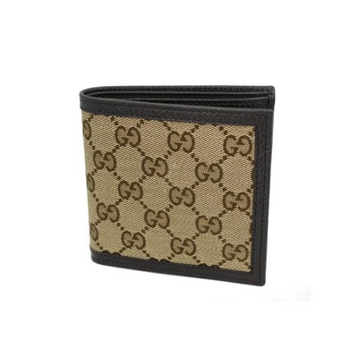 Gucci Men's Dollar Gg Bifold Coin Wallet