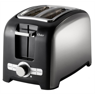Oster® 2-Slice Toaster w/Extra-Wide Slots And 3 Functions Stainless Steel