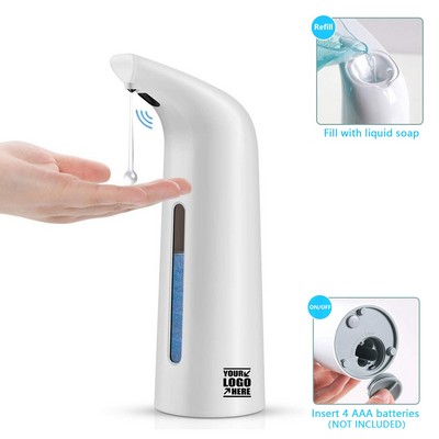 White Auto Dish Soap Dispenser