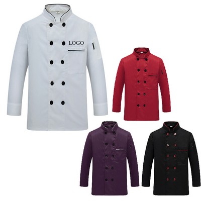 Unisex Long Sleeve Chef Coat