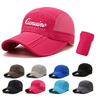 Mesh Sports Peaked Cap