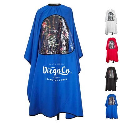 Transparent Window Barber Apron