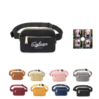 Adjustable Strap Sporty Fanny Pack