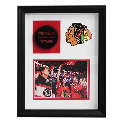 Custom Framed Hockey Puck