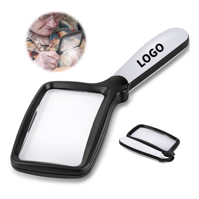 Rectangle Reading Magnifier with LED