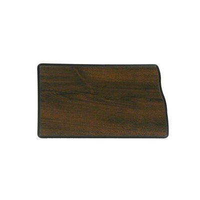 Walnut Finish State Plaque