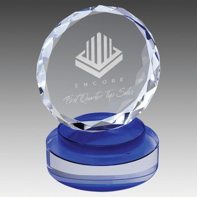 Facet Crystal on & Base