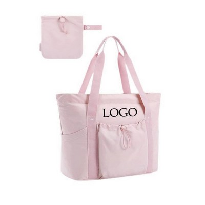 Women Tote Shoulder Bag Zipper Handbag for Travel & Work