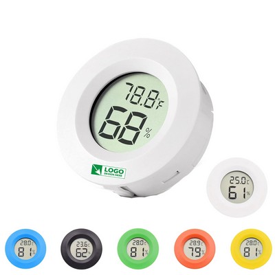 Mini Digital Round Hygrometer Thermometer