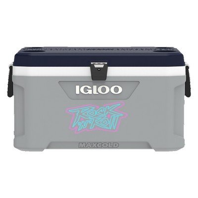 Igloo® Maxcold Latitude 70 Qt. Cooler (Carbonite Gray/Aegean Sea)