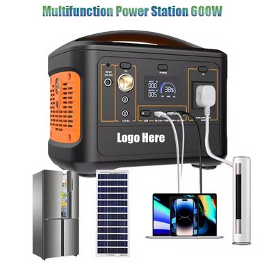 Multi-function Portable 600W 153600mAh Emergency Power Station