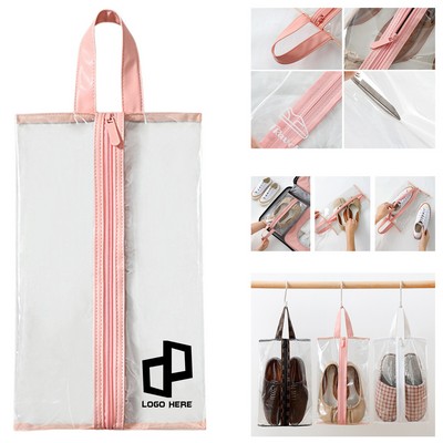 Travel Shoes Zipper Clear Bags
