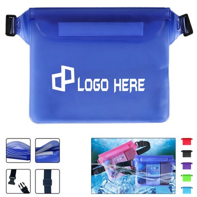 Waterproof Pouch Bag W/ Adjustable Waist Strap