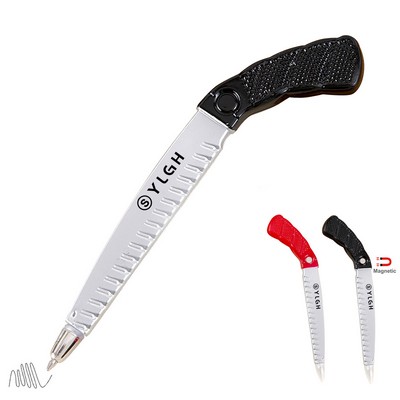 Saw Shaped Pen With Magnet