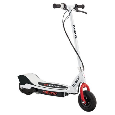 Razor USA E200 Electric Scooter - White/Red (Rb)