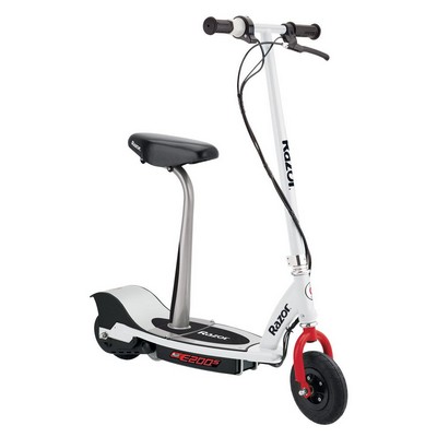 Razor USA E200S Electric Seated Scooter - White/Red (Bb)