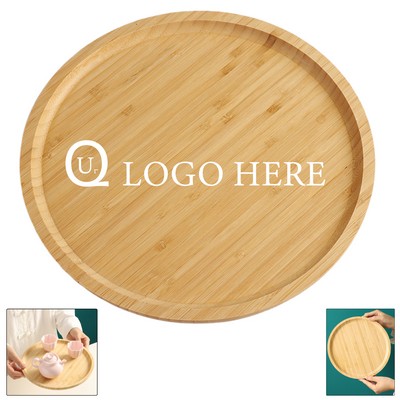 11.81" Round Waterproof Wooden Award Base