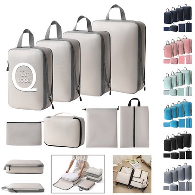 Eight-Piece Set Of Durable Travel Storage Bags