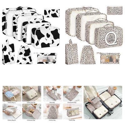 Eight-Piece See-Through Travel Organizer Set