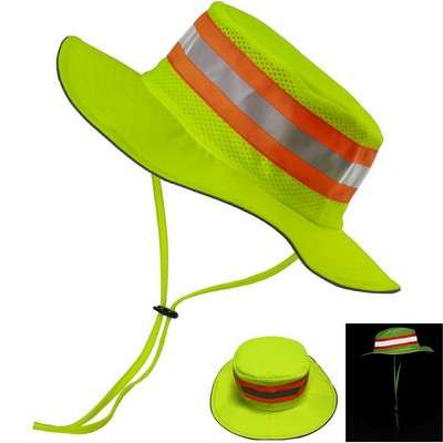 High-Visibility Safety Reflective Sun Cap