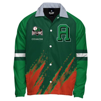 Build Your Own Full Sublimation Coaches Jacket