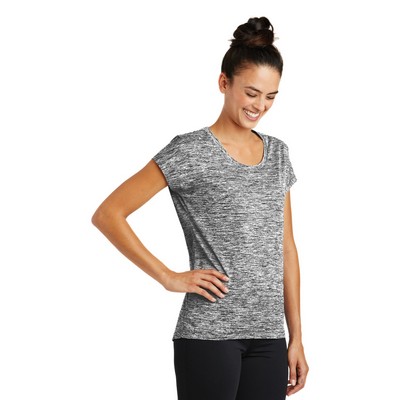 Sport-Tek Women's PosiCharge Electric Heather Sporty Tee.