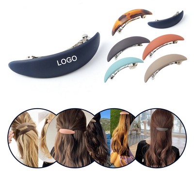 Arylic Hair Clip with Spring Clip