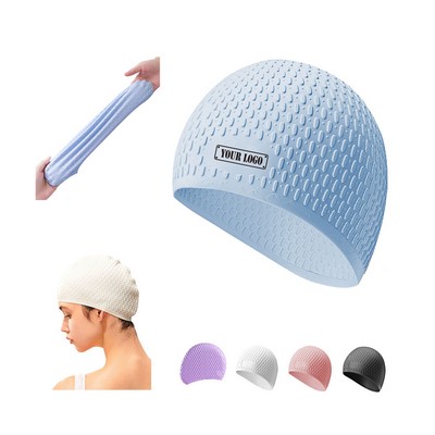 Waterproof Silicone Swim Cap