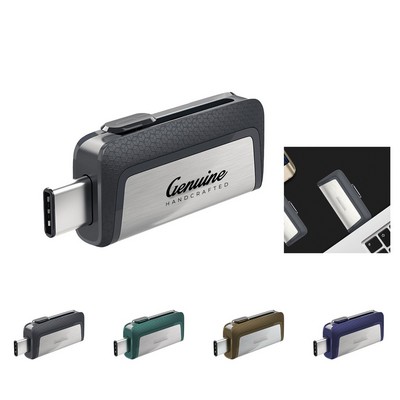 32 Gb 2" 1 Typec & Usb Flash Driver