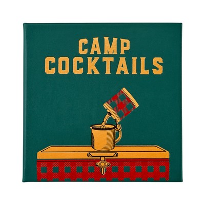 Camp Cocktails Leather Bound Book
