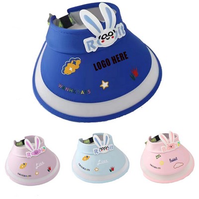 Polyester Empty Top Sun Hat For Kids