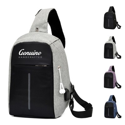 Polyester Tech Sling Bag