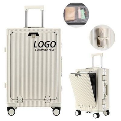 Front-Opening Aluminum Frame Luggage Compartment