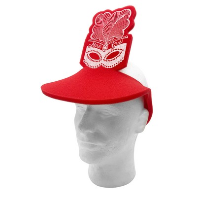 Mardi Gras Popup Visor