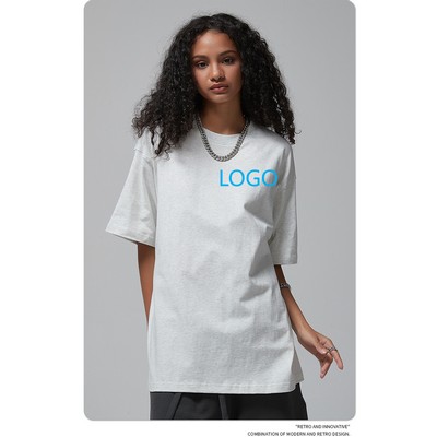 275g Heavyweight Cotton Drop Shoulder Streetwear T-Shirt