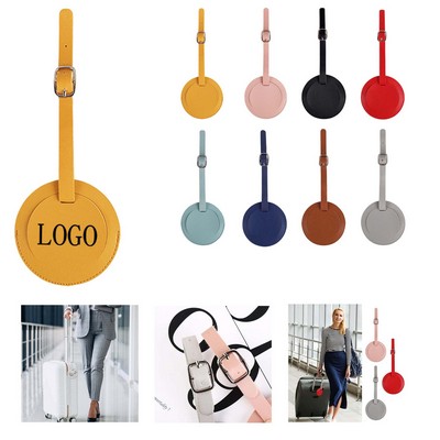 Custom PU Leather Luggage Tag