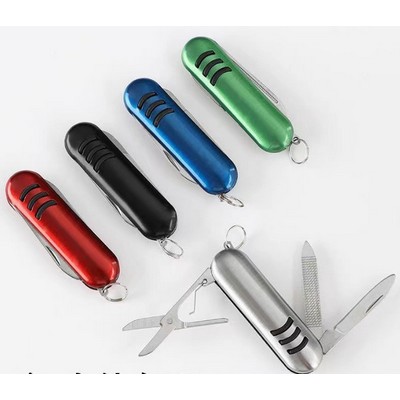 Multi Function Sure Grip Pocket Knife With Key Ring
