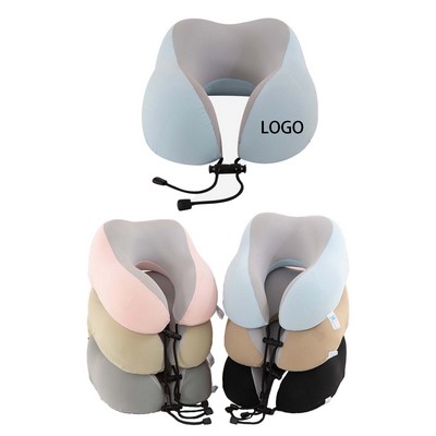 Ice Silk Slow Rebound Memory Foam U-shaped Pillow