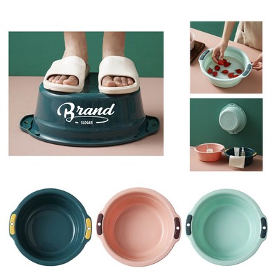 Round Plastic Wash Basin For Daily Use