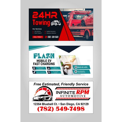 3" x 6" Vinyl Stickers