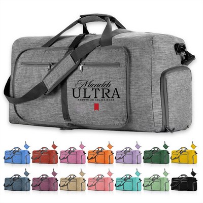 65L Waterproof Duffle Bag Foldable Travel Versatile Luggage