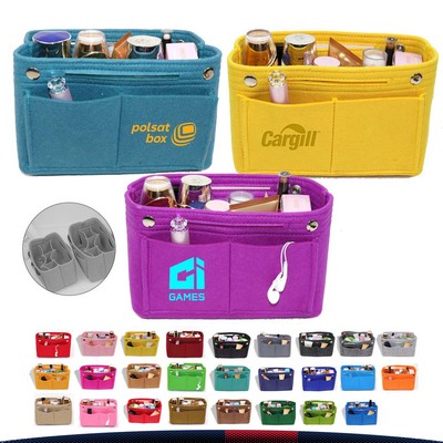 Cavina Felt Cosmetic Organizer - Large