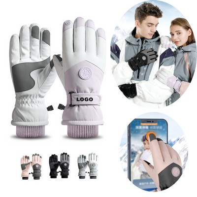 Touchscreen & Waterproof Cold Weather Winter Gloves Anti-Slip Ski Gloves