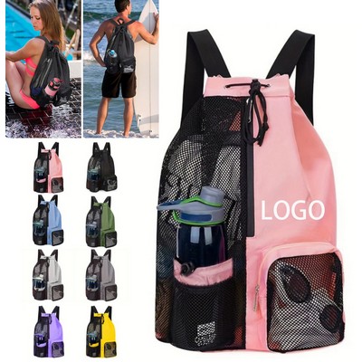 Drawstring Ventilator Mesh Equipment Bag