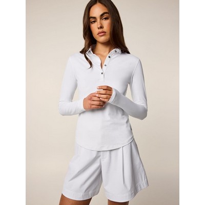 Greyson Scarlett Long Sleeve Polo